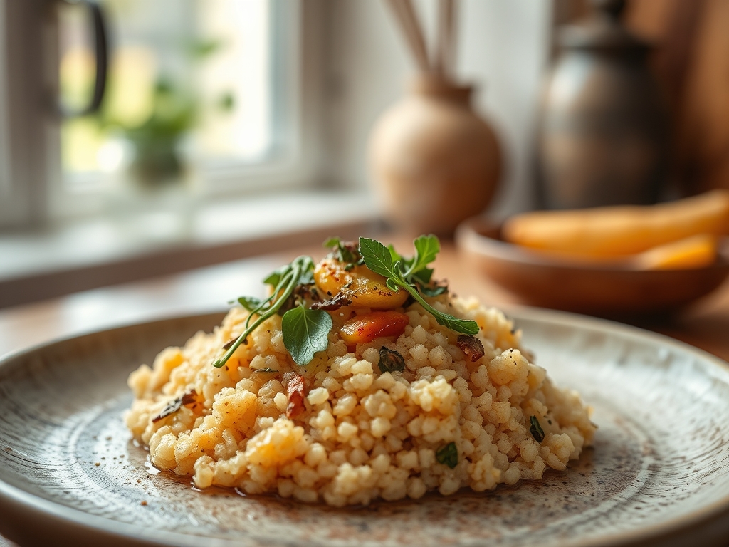 Couscous Grain Hydration