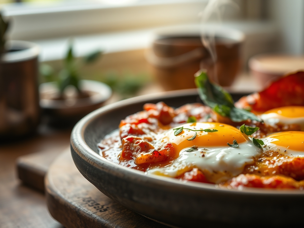 Shakshuka Egg Poaching