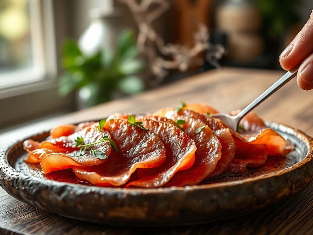 Beef Carpaccio Slicing